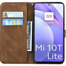 Xiaomi 10T Lite Için Kılıf Flip Telefon Kılıfı Deri Cüzdan Büyük Kelebek (Yurt Dışından)