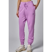 Nike Sportswear Swoosh Phoenix Fleece Yüksek Belli Standart Fit Kesim Kadın Eşofman Altı