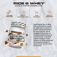 Super Charger Sc Rice Whey Protein 900 Gr Dark&White Chocolate