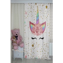 Bebişim Halı Unicorn Çocuk Odası Fon Perde
