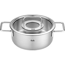 Fissler Pure Collection 9 Parça Cam Kapak Çelik Tencere Seti