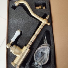 Sipahi Marble Antik Seramik Detay Lavabo Bataryası