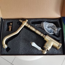 Sipahi Marble Antik Seramik Detay Lavabo Bataryası