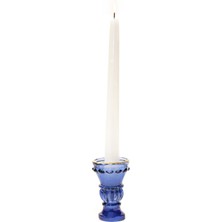 Missi Saks Mavisi Kristal Şamdan Mumluk (Tekli)