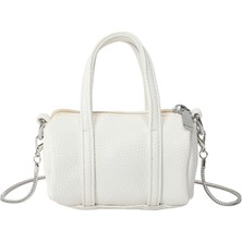 Lebeigo Bahar Sevimli Mini Çakıl Taşlı Çanta 2024 Yeni Kore Versiyonu Kadınlar Için Şık Zincir Moda Omuz Crossbody Çanta (Yurt Dışından)