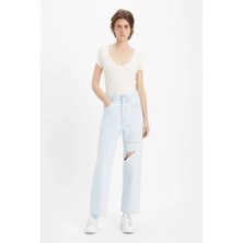 Ribcage Straight Kadın Jean Pantolon