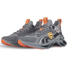 NORTH WILD Greed Erkek Sneakers - Gri-Oranj
