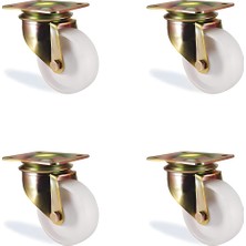 Kama Ağır Tip Poliamid 4'lü Döner Kemik Tekerlek - 55 mm Çap