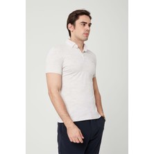 Coonless Erkek Polo Bej Yakalı Tshirt