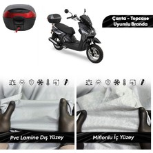Ultra Shop Altai F1 Max 50 Motosiklet Branda Su Geçirmez Miflonlu Topcase Çanta Uyumlu Motor Branda