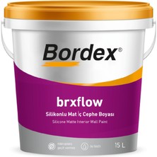 Bordex Boya Brxflow Silikonlu Mat Iç Cephe Boyası Bulut Rengi 15 Lt