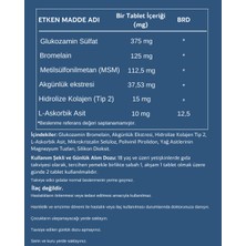 Castle Focus - Hidrolize Kolajen (Tip 2), Bromelain, Glukozamin Içeren Kemik Eklm Sağlığı Takviyesi