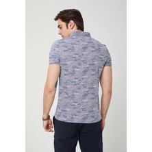 Coonless Erkek Polo Lacivert Yakalı Tshirt