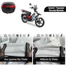 Ultra Shop Altai Tank S50 Motosiklet Branda Su Geçirmez Miflonlu Topcase Çanta Uyumlu Motor Branda
