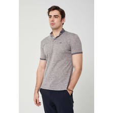 Coonless Yakası Triko Polo Yaka Erkek Antrasit Tshirt