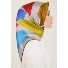 Armine Çiçek Desenli Sura İpek Eşarp 24Ya9127 31 54