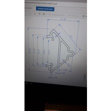 Dora Led  Sıva Altı Lineer Alüminyum Boş Kasa Profil (100 Cm) - LED Bar Boş Kasa