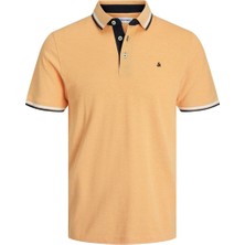 Jack & Jones Paulos Erkek Turuncu Klasik Yaka Polo Tişört