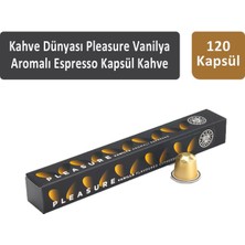 Kahve Dünyası Pleasure Vanilya Aromalı Espresso Kapsül Kahve 120 Kapsül