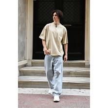 Rocqerx R-5784 Bisiklet Yaka Oversize Süprem Tişört