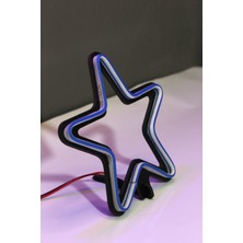 İstasyon Neon Grafik Yıldız Neon LED / Gece Lambası / Dekoratif Lamba / Işıklı Yıldız / Ambians Işığı