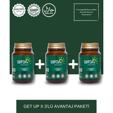 Castle Get Up X - Chlorella (Klorella) Ve Çeşitli Vitaminler Içeren Antioksidan Takviye - 30 Tablet