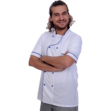 Formteks Aşçı Ceket Kısa Kollu Sax