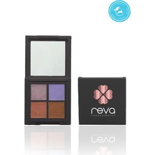 Reva 4'lü Aydınlatıcı Palet & Highlighter Palet 6g - Vegan & Temiz Içerikli