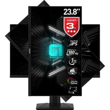 MSI 23.8" G244PF E2 1920x1080 (FHD) 16:9 FLAT RAPID IPS 180HZ 1MS ADAPTIVE-SYNC PIVOT GAMING MONITOR