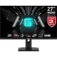 MSI 27" G274QPF 2560x1440 (WQHD) FLAT RAPID IPS 170HZ 1MS ADAPTIVE-SYNC PIVOT GAMING MONITOR