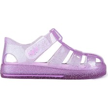 Igor S10265 STAR GLITTER Mor Kız Çocuk Sandalet