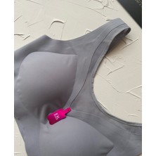 Intive Lingerie Isabel Tül Detaylı Ithal Dikişsiz Balensiz Ice-Silk Bralet-Spor Sütyeni -681