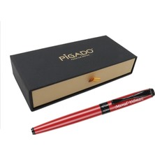 Pigado Özel Kutu Isme Kişiye Özel Kapaklı Metal Roller Imza Kalem