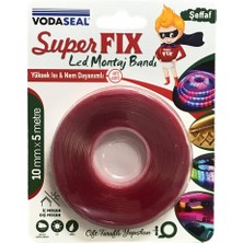 Vodaseal Çift Taraflı LED Montaj Bantı Şeffaf 10 mm x 5 mt