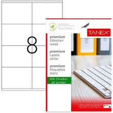 Tanex Laser Etiket Kod 2374 105MM x 74MM