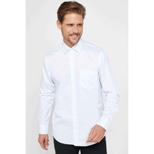 Tudors Klasik Fit Pamuklu Kolay Ütü Armürlü Erkek Gömlek