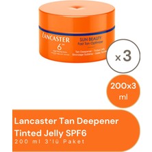 Lancaster Tan Deepener Tinted Jelly Spf 6 3 Adet 200 ml