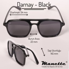 Manette Darnay Black - Black - Cam Füme Güneş Gözlüğü