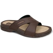 Ceyo Erkek Terlik 3200-1 RK-556 Kahve