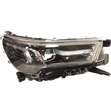 Ns Nilser Auto Parts Toyota Hilux Revo Mercekli Içi Koyu Gri Sağ Far Lambası 2021-2023