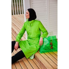 Marina Yeşil Şeffaf Plaj Çantası C2405