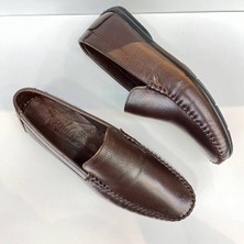 Yeşildaş Erkek Kahverengi Klasik Loafer Ayakkabı 977