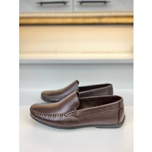 Yeşildaş Erkek Kahverengi Klasik Loafer Ayakkabı 977