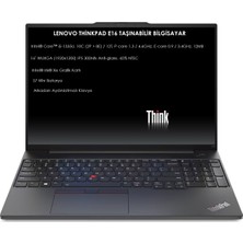 Lenovo Thinkpad E16 Gen1 Intel Core I5 1335U 24GB 2tb SSD 16" Fhd+ Windows 11 Pro Taşınabilir Bilgisayar 21JN0008TX O15