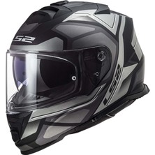 Ls2 Storm 2 Faster Kask - Mat Titanyum - Xl