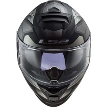 Ls2 Storm 2 Faster Kask - Mat Titanyum - Xl