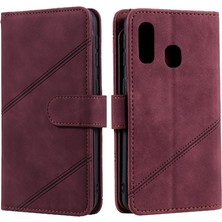 Mays Shop Samsung Galaxy A40 Bileklik Kart Tutucu Kickstand Pu Deri Kılıf (Yurt Dışından)