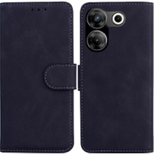 Mays Shop Tecno Camon 20 Pro 4g Manyetik Premium Pu Deri Standı Kartı Için Flip Case (Yurt Dışından)