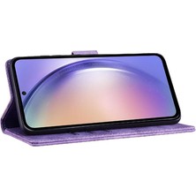 Mays Shop Samsung Galaxy Için Kılıf A52S 5g Flip Folio Kart Cep Tutucu Kapak Kedi (Yurt Dışından)