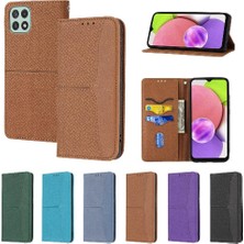 Mays Shop Samsung Galaxy A03 Için Kılıf Pu Deri Kapak Çevirin Folio Kitap El Cüzdan (Yurt Dışından)